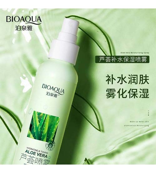 Bioaqua Aloe Vera Hydrating & Toning Moisturizing Spray 150ml